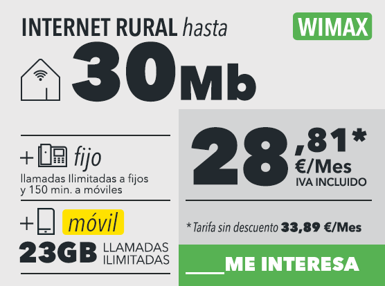 Internet en casa 30mb